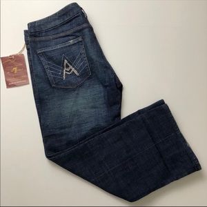 7 For All Mankind Crop A Pocket Capri jeans NWT